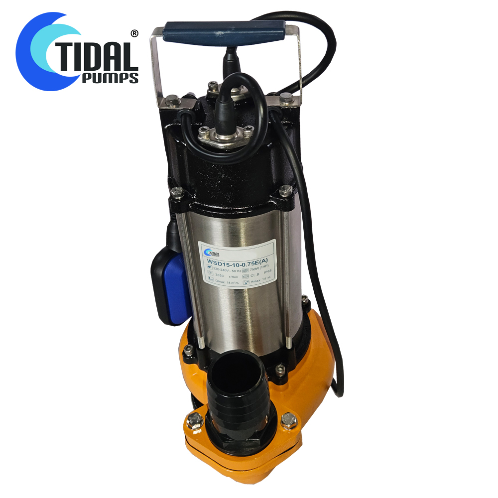 Tidal Pumps Submersible Pump 220V 0.75KW (TIDAL-WSD15-10-0.75E)